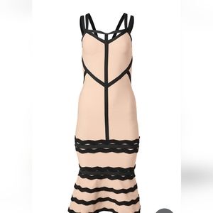 Plus Size Bandage Strappy Dress